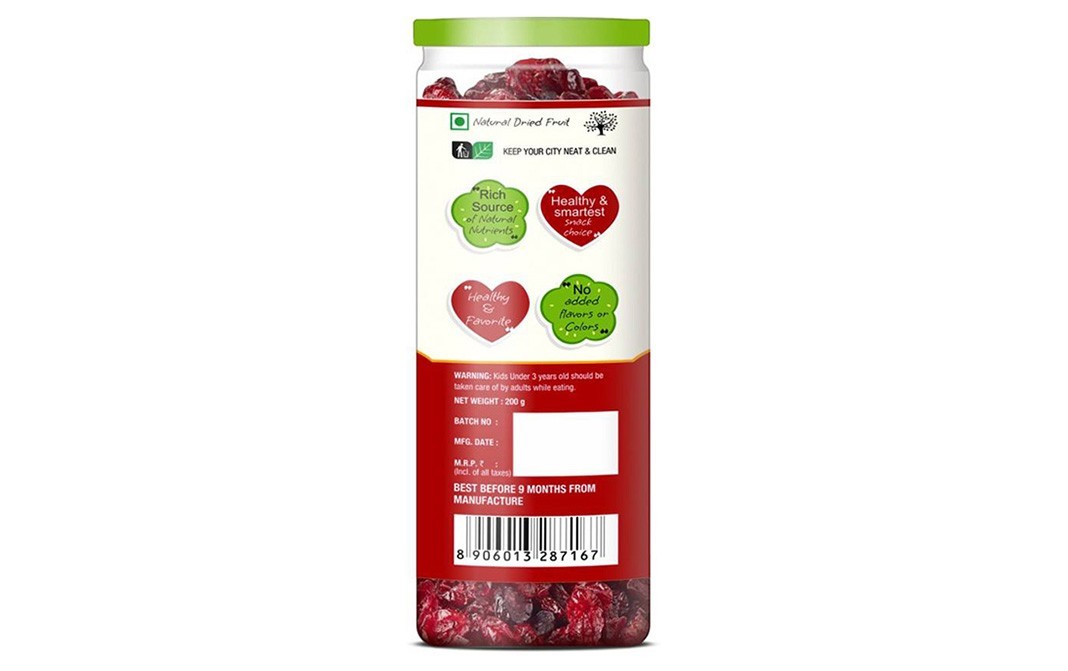 NourishVitals Cranberry Candy    Jar  200 grams